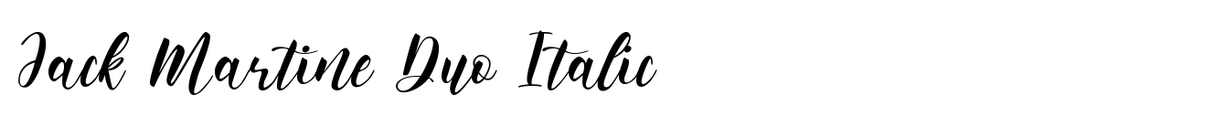 Jack Martine Duo Italic